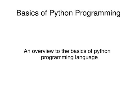 Image result for Python Programation Basics