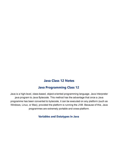 Class 12 Java Notes に対する画像結果