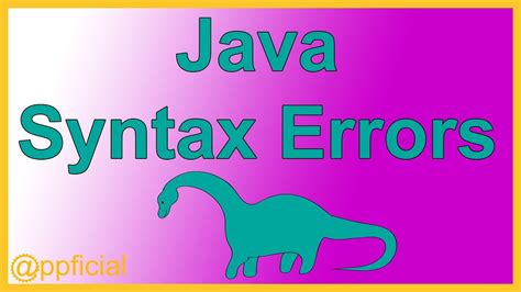 Afbeeldingsresultaten voor Syntax Error Java