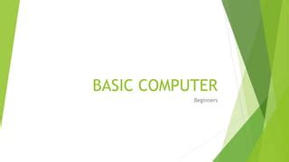 Basic Computer Tutorials for Beginners に対する画像結果