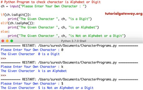 Afbeeldingsresultaten voor In Python How to Check a Character Is Alphanumeric or Not Code Example