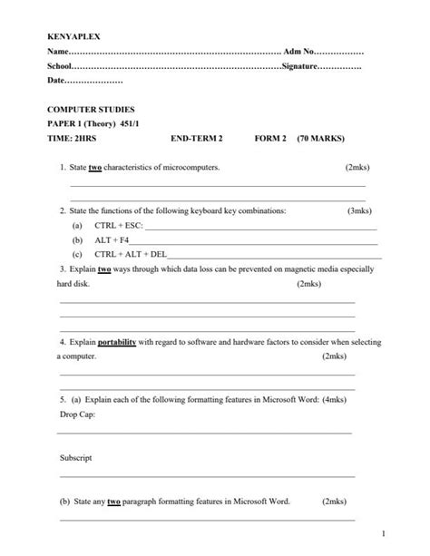 Computer Notes Form 2 に対する画像結果