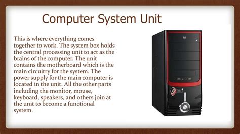 Image result for What Is Computer System Unit