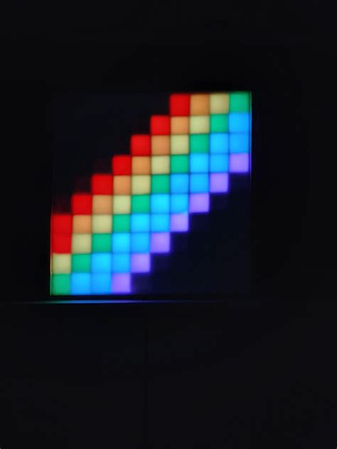 Toradh íomhá ar Arduino LED Array