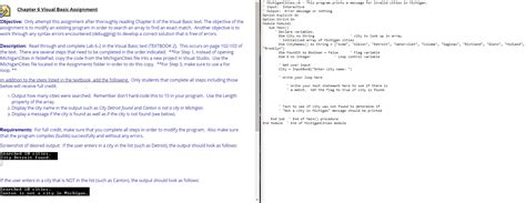 Image result for Visual Basic Assignment Example