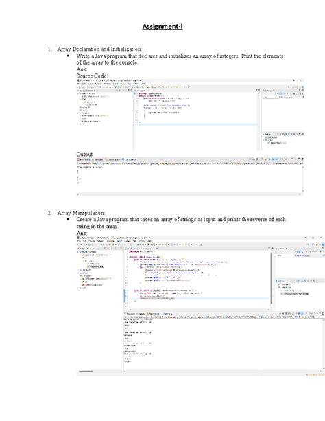 Image result for Java Array Assignment
