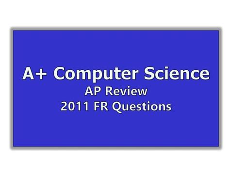 Image result for AP Computer Science Frq Practice