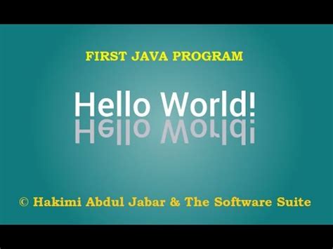 Image result for Java Class First Program