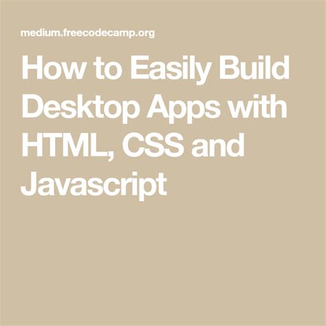 Desktop Apps Build Using JavaScript に対する画像結果