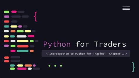 Image result for Python Code Trading