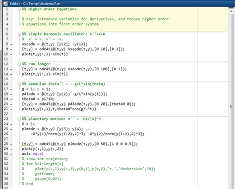 Image result for MATLAB Coding Examples