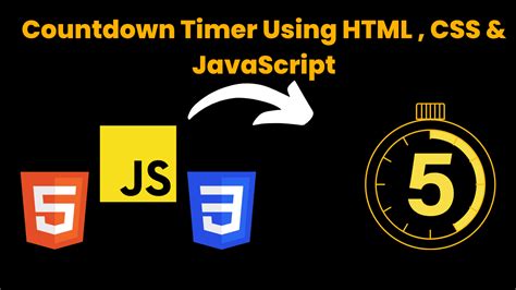 Image result for Create a Countdown Clock Using HTML CSS JavaScript