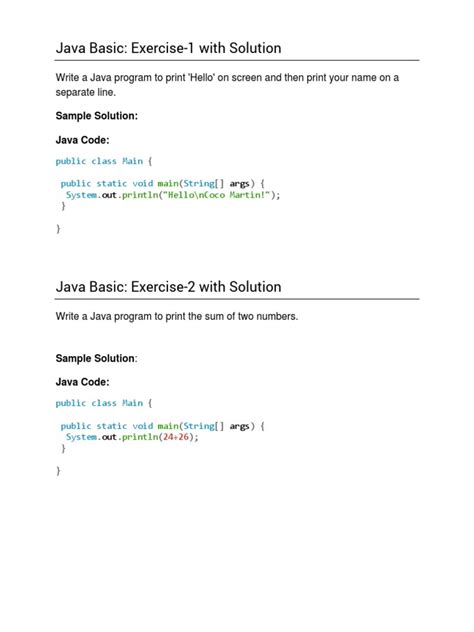 Image result for Basic Problem Solving Questions for Java