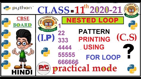 Image result for Class 11 Python Pattern Code Input