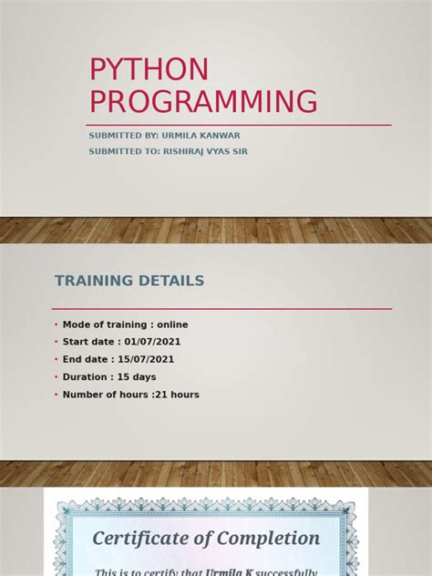 Image result for Python Training Programs Brochure