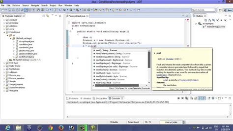 Toradh íomhá ar Using Character Inputs in Java Code