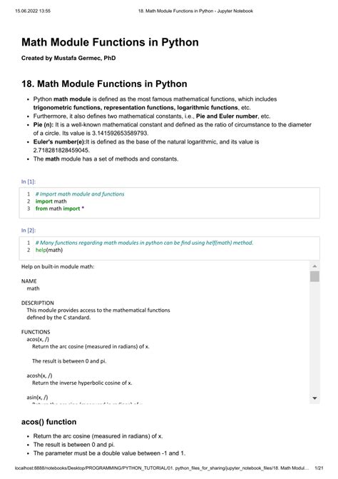 Image result for Math Library Python