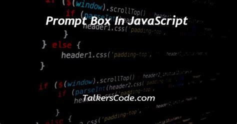 Image result for JavaScript Prompt Box