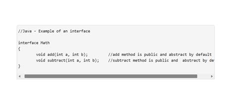 Image result for Java Interface File Example