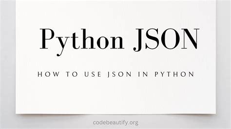 Image result for Python JSON