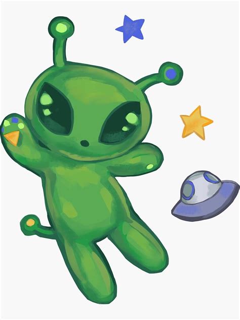 Cute Alien Drawing