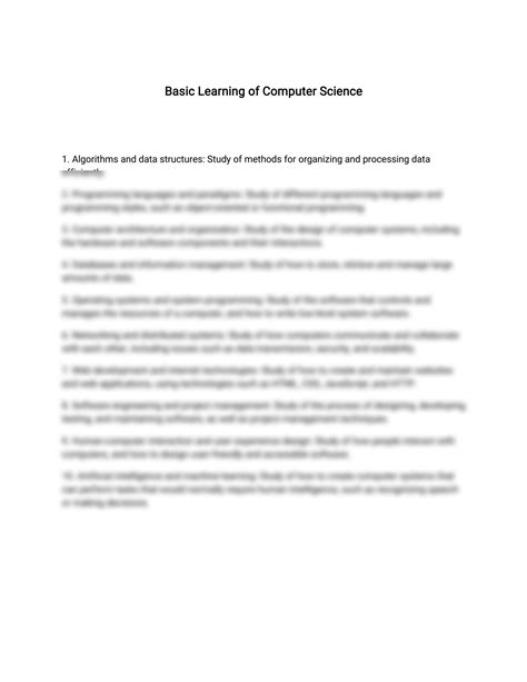 Afbeeldingsresultaten voor Computer Science Basic and Advanced Syllabus