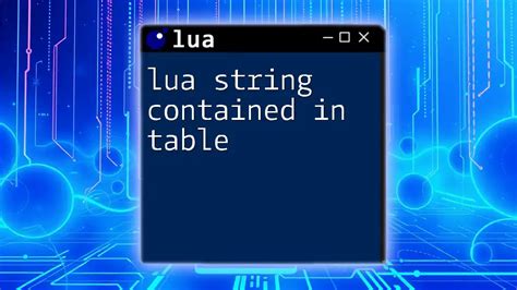 Basic Lua Guide に対する画像結果