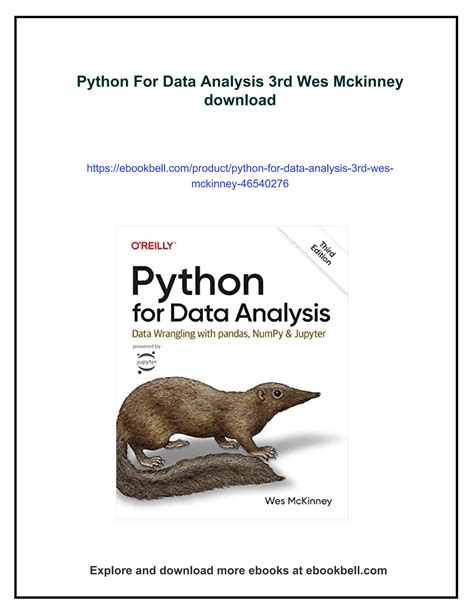 Image result for Python for Data Analysis PDF