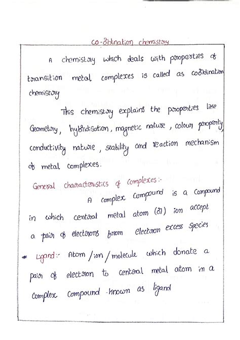 Image result for Coordination Compounds
