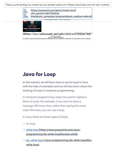 Image result for Java for Loop String