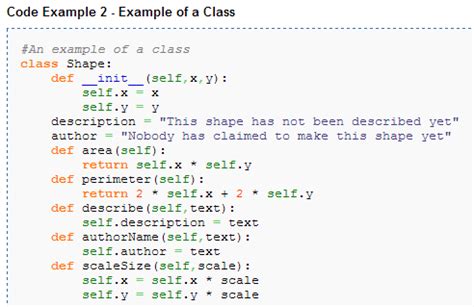 Image result for Python Class Example
