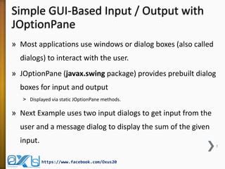 Image result for Java GUI User Input