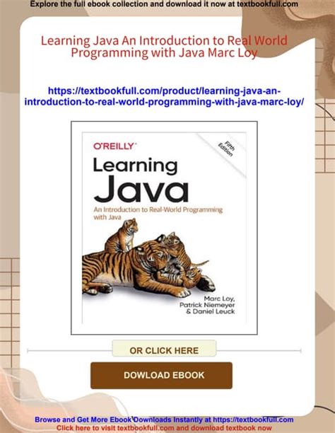 Toradh íomhá ar Learning Java PDF