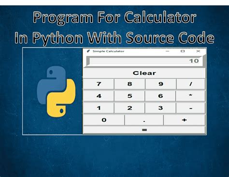 Python Calculator Code に対する画像結果