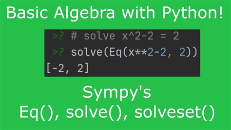 Image result for Python Simple Algebra