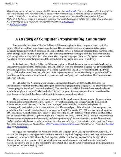Image result for Early Computer Programming Languages