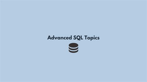Image result for Advanced SQL Query Examples