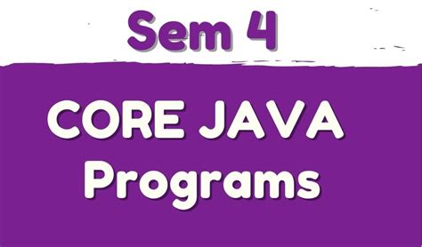 Afbeeldingsresultaten voor Core Java Programs