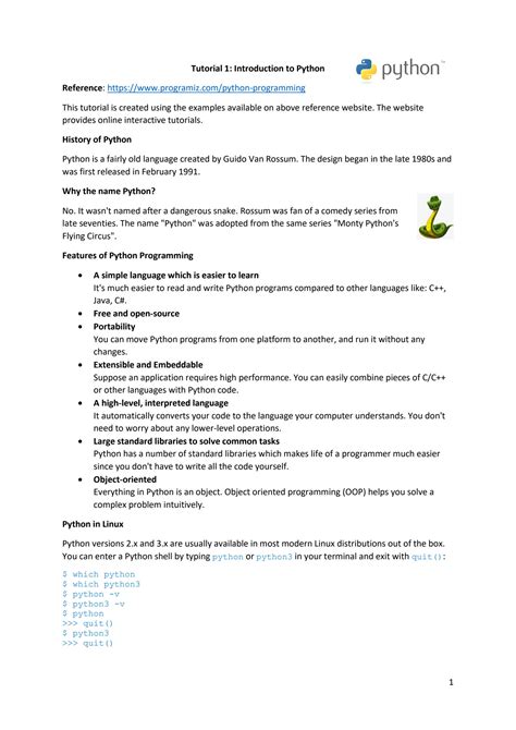 Image result for Introduction to Python Tutorial