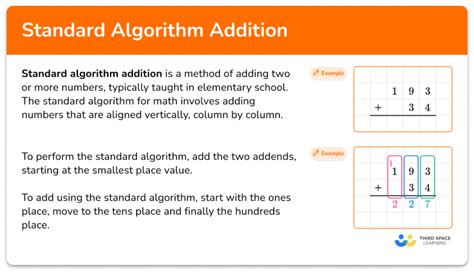 Afbeeldingsresultaten voor Addition Algorithm Examples