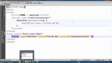 Image result for JavaScript Onclick Example