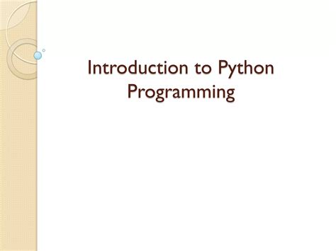 Image result for Introduction to Python