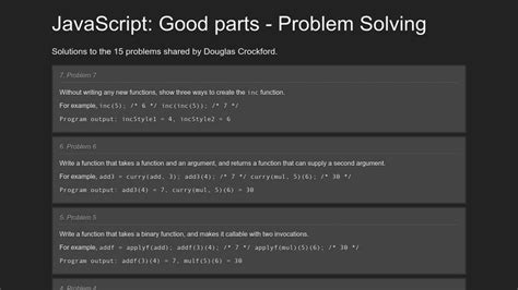 Image result for JavaScript Problem Solving Questions