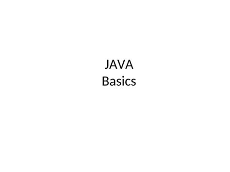 Image result for Basic Java Introduction