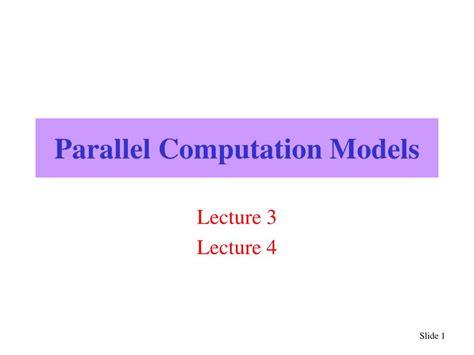 Image result for Parallel Computing Models