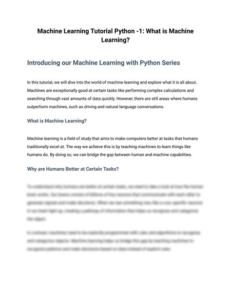 Image result for Machine Learning Tutorial Python
