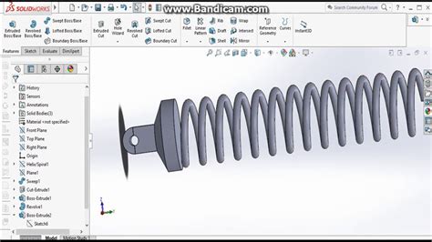 Bildergebnis für SolidWorks Spring Design Tutorial