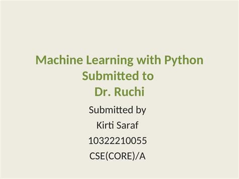 Image result for Machine Learning Using Python PPT Slides