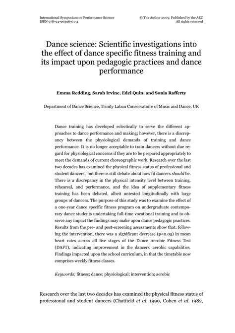 Image result for Dance Science