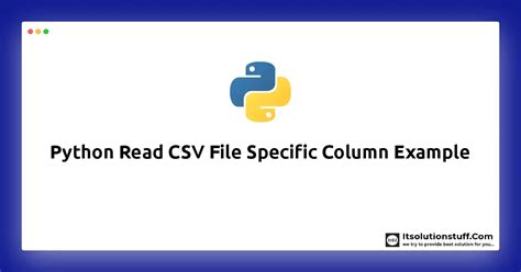 Image result for VSC Read Specific Columns Python